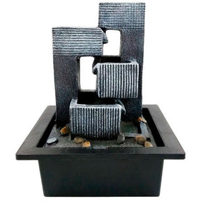 Fonte decorativa Cascata 01 led branco bivolt 21x17x25 cm