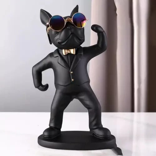 Escultura Bulldog Francês Porta Taças