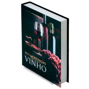 Kit para vinho de inox Livro preto 05 peças