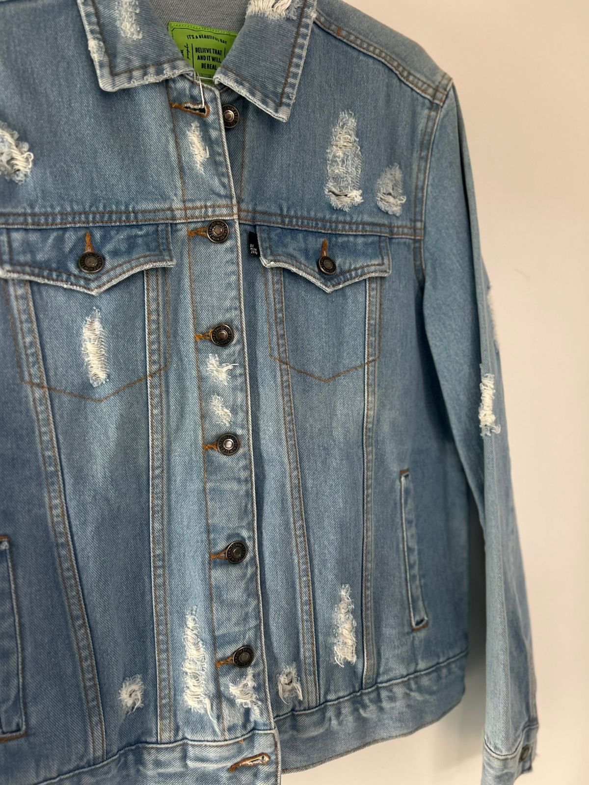 Jaqueta Jeans Feminina Elastano Tradicional- DZ9150