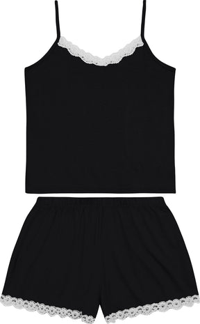Pijama Curto Feminino Malwee Malha - 130687