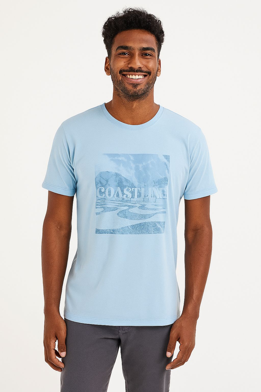 Camiseta Masculina Manga Curta Em Algodão Malwee - 129610