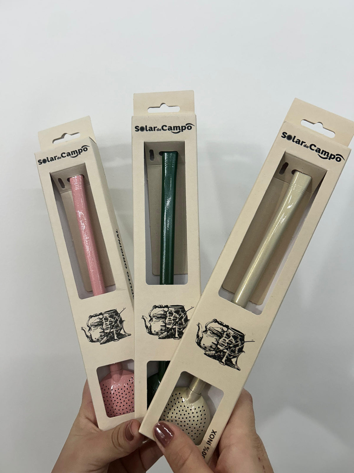 Bomba Para Chimarrão INOX Colors SHIMMER