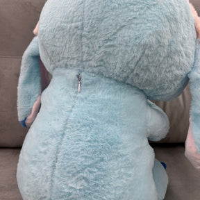 Pelúcia Stitch Azul claro acompanha mantinha quentinha