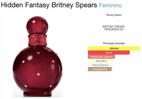 FANTASY HIDDEN - BRITNEY SPEARS FEMININO EAU DE PARFUM- 100ML