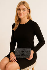Bolsa Transversal Com brilho