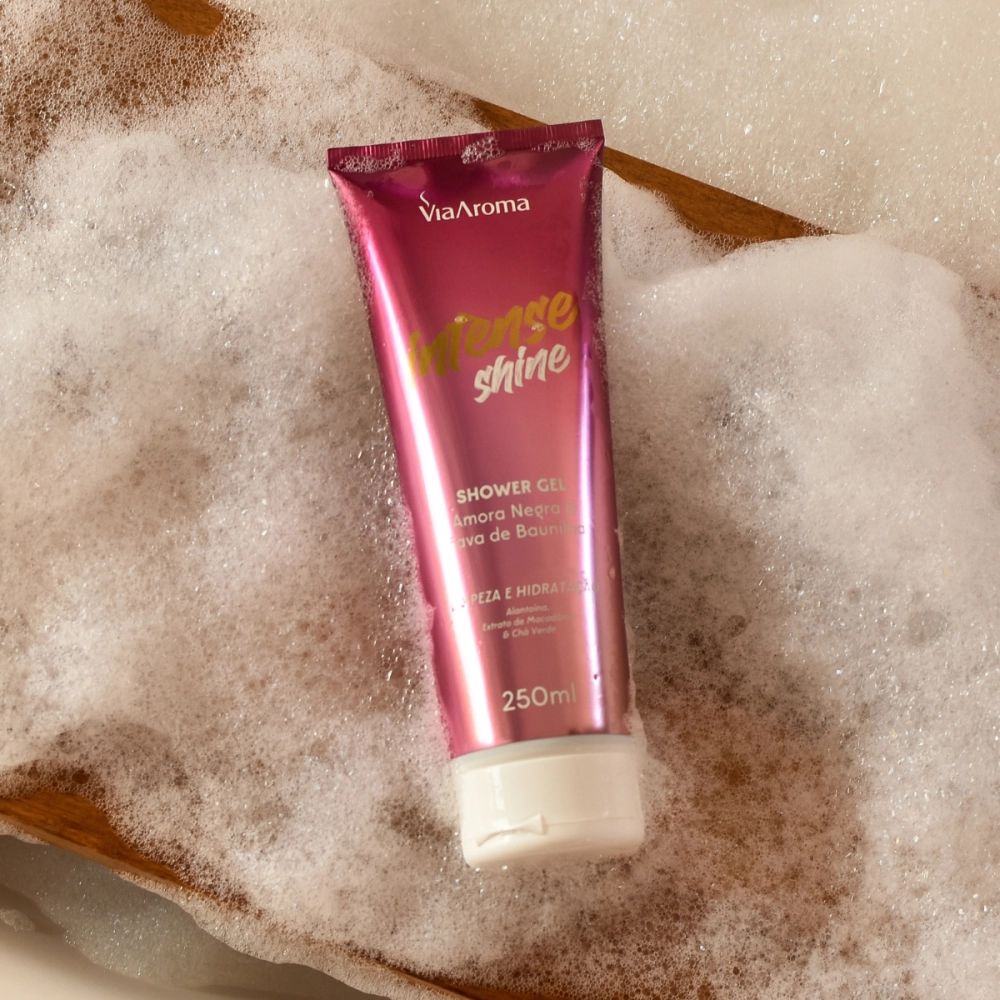 Shower Gel Desodorante Intense Shine Via Aroma - 250ml