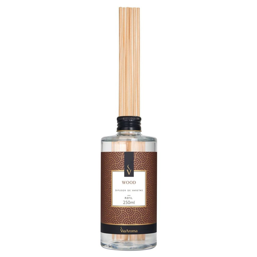 Refil Difusor de Varetas Wood Via Aroma - 250ml