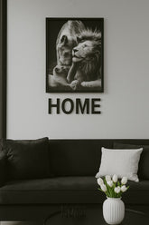 Quadro Decorativo Familía de Leões