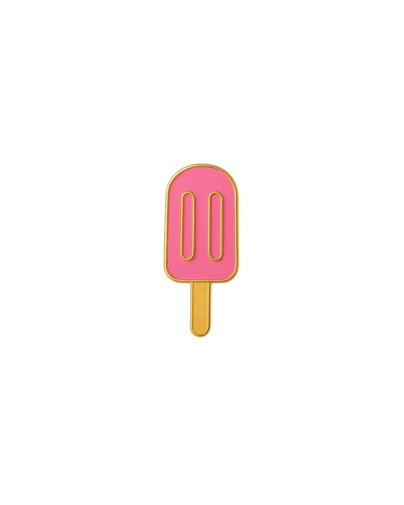 PIN para chinelo -PICOLE ROSA