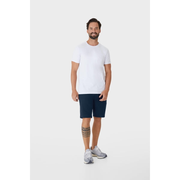 Bermuda Básica Masculina Cintura Média Em Moletom Sem Flanela Malwee - 131567