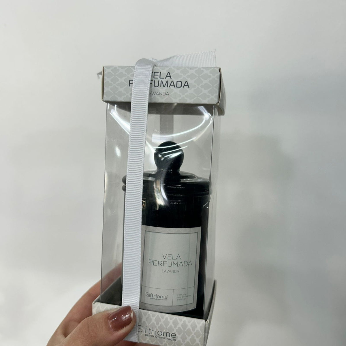 Vela Aromática Decorativa Fragrância Lavanda