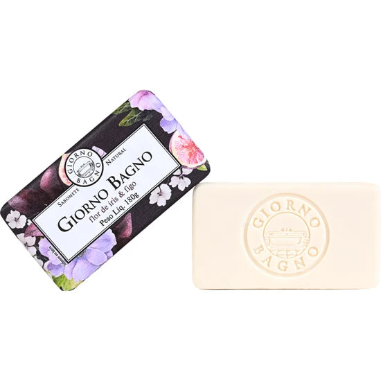 SABONETE EM BARRA GIORNO BAGNO FLOR DE ÍRIS E FIGO 180G