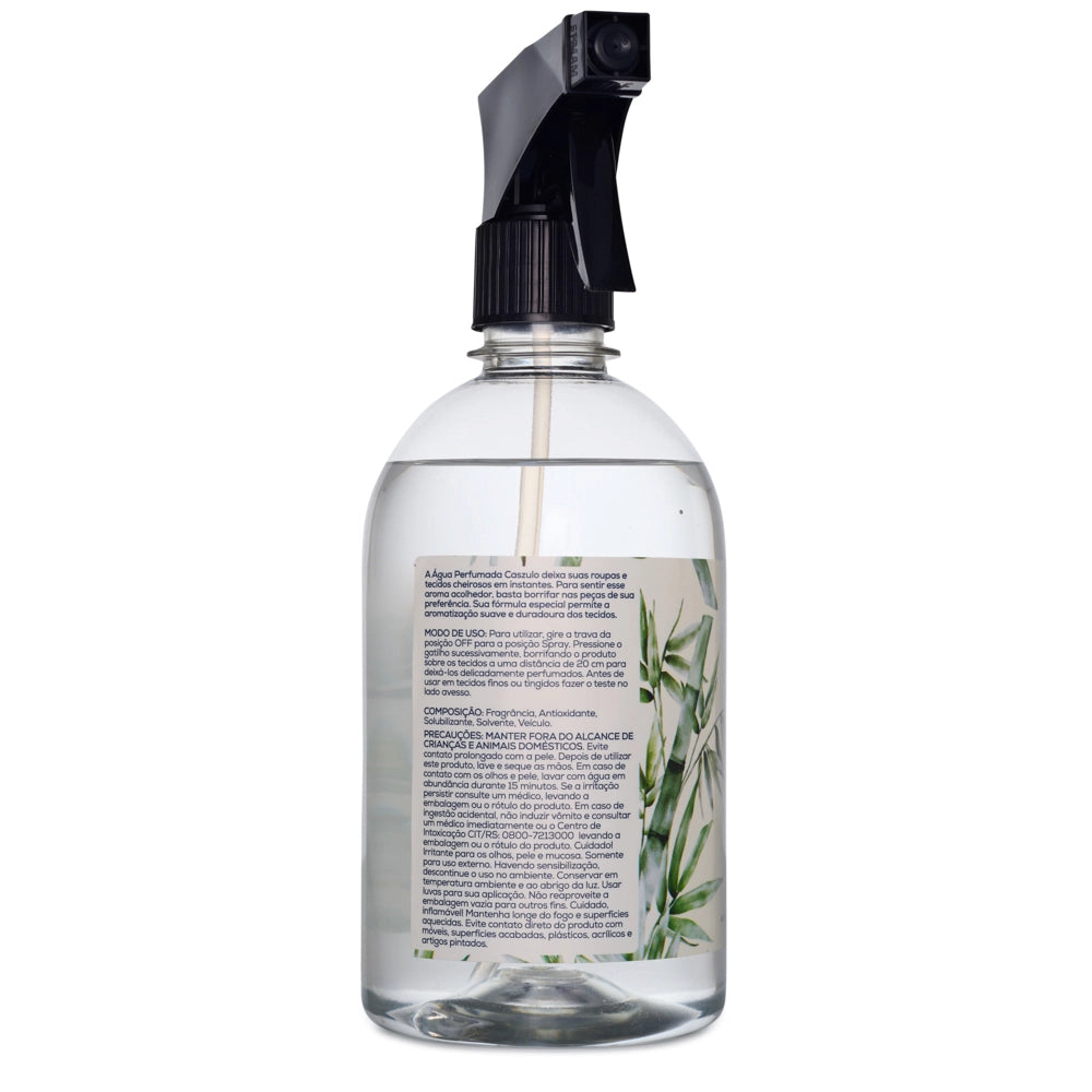 Água Perfumada Bambu Oriental Caszulo - 500ml