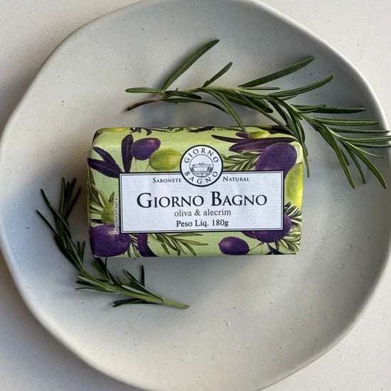 SABONETE EM BARRA GIORNO BAGNO OLIVA E ALECRIM 180G