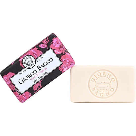 SABONETE EM BARRA GIORNO BAGNO ROSAS DA BULGÁRIA 180G