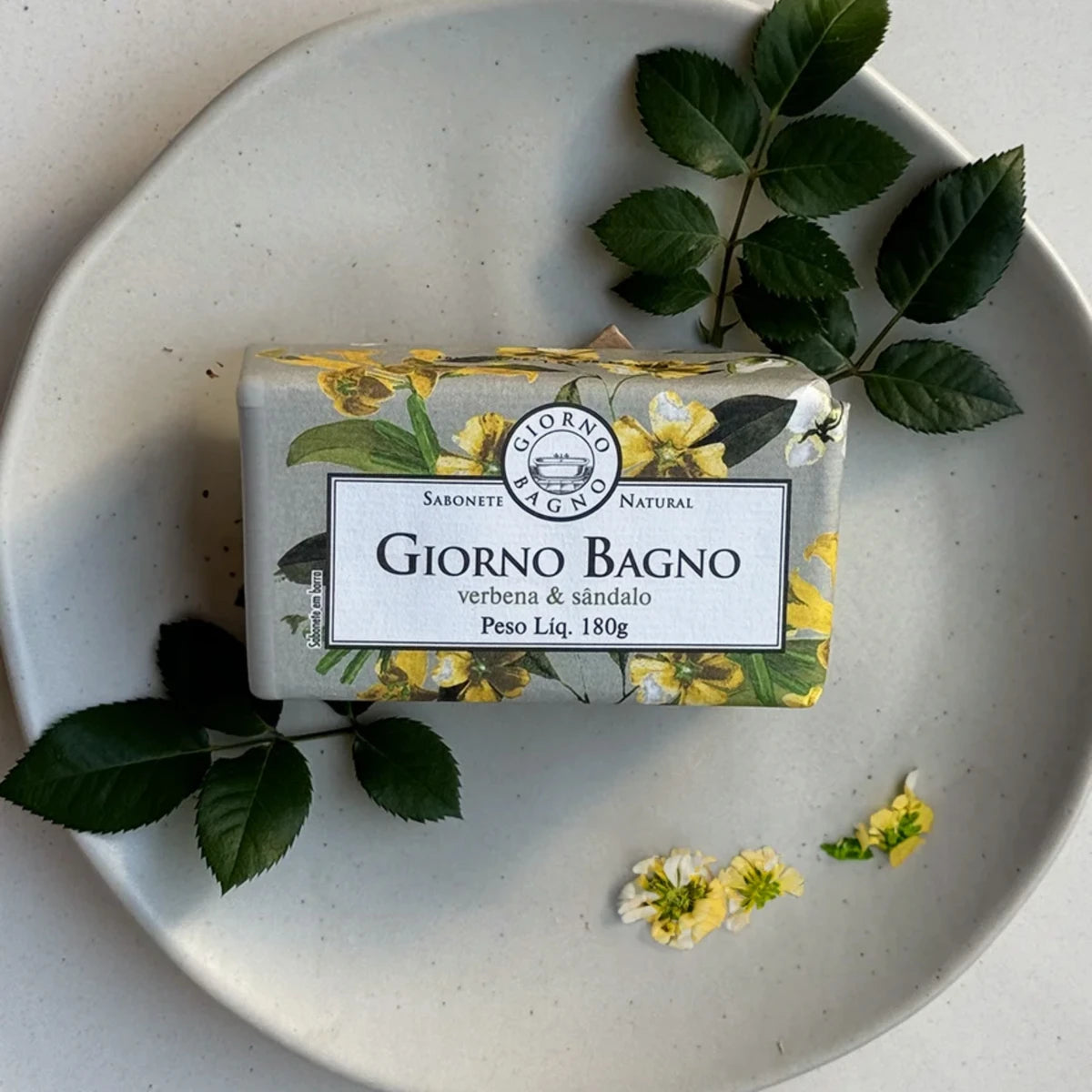 SABONETE EM BARRA GIORNO BAGNO VERBENA E SÂNDALO 180G