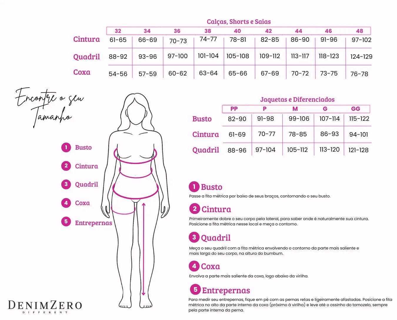 Bermuda Jeans Denin Zero Feminina Retrô Meia Coxa com Cintura Alta DZ4118