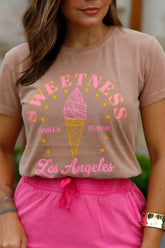 Tshirt Feminina Estonada Mocha Mousse Vanilla - 339