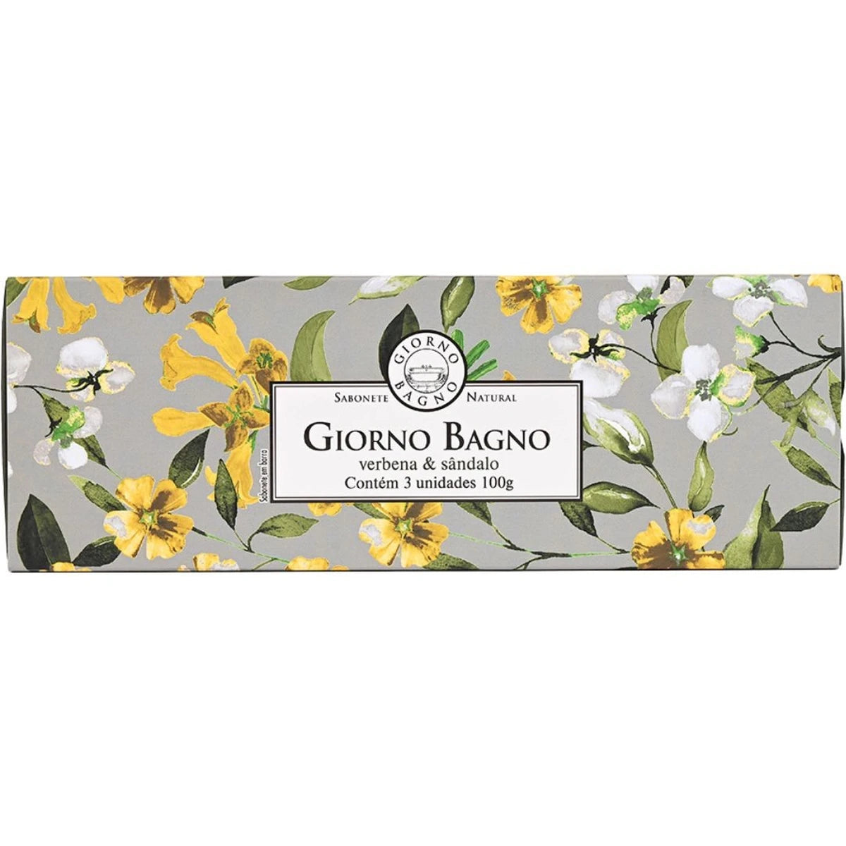KIT SABONETE BARRA GIORNO BAGNO VERBENA E SÂNDALO 3X100G